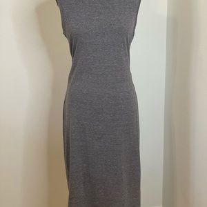 Gray mid-length summer dress, Casual, Size MEDIUM